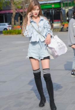 漂亮墨镜腿长女生[<font color=red>6P</font>]