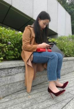 高跟鞋穿搭出街