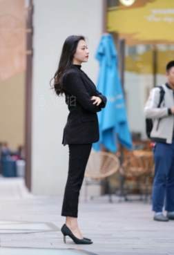 细跟鞋时尚搭配