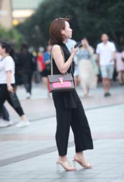 尖头高跟鞋漂亮穿搭