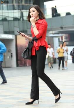 细跟鞋简约又时尚[<font color=red>10P</font>]