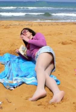 沙滩肉丝牛仔裙6P[<font color=red>6P</font>]